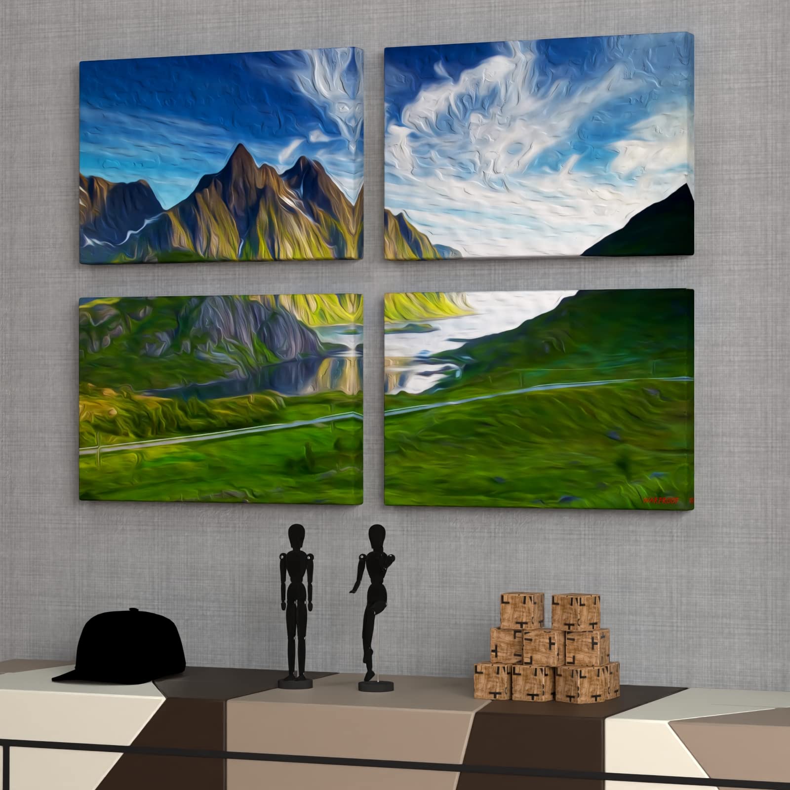 山森林絵インテリア※飾り収蔵 山森林絵インテリア※飾り収蔵